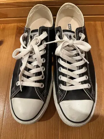 ALL STAR 가죽 로우컷 스니커즈