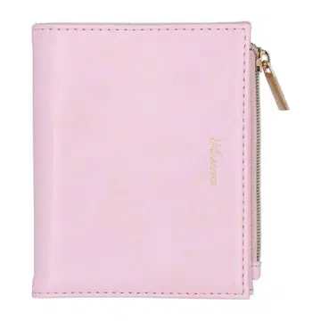베레세라 컴팩트 지갑 파스텔 핑크 접이식 지갑 합성 피혁 당일 발송
