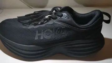 호카 블랙 스니커즈 통굽