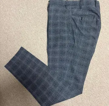 타케오 키쿠치 체크 무늬 슬랙스