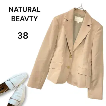 내추럴 뷰티 긴팔 자켓 [38] 깔끔함 캐주얼 베이지