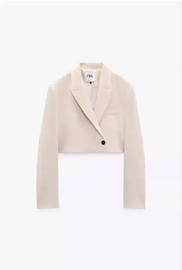 ZARA 크롭 블레이저 아이보리