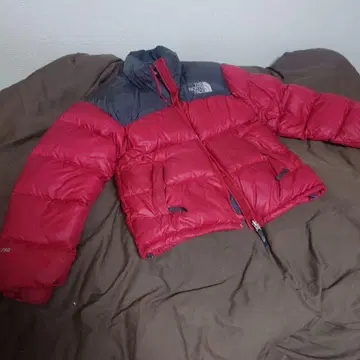 THE NORTH FACE 다운 자켓 빨간색/블랙