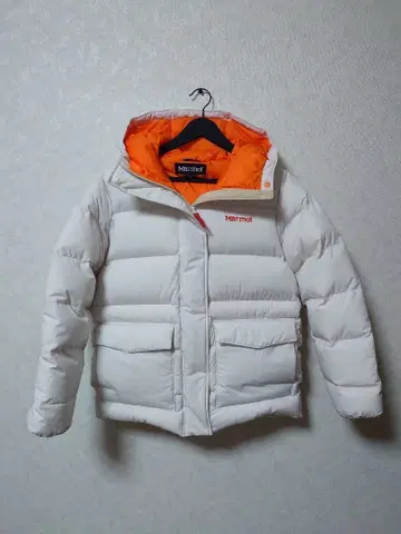Marmot 화이트 화이트 다운 자켓 여성용 S