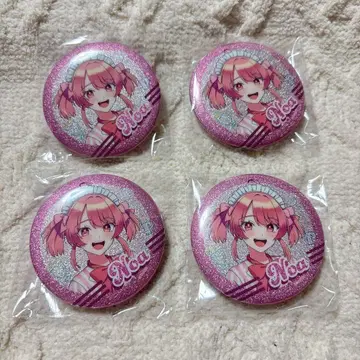 컬러풀피치 노아 다이너 캔뱃지 4개 세트