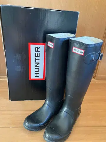 23~23.5 HUNTER 블랙 장화 버클 포함