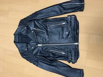 가죽 라이더 자켓 블랙