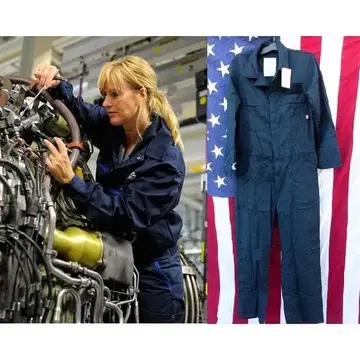 미군 실물 NAVY 유틸리티 커버올 40R FR 난연 작업복 154