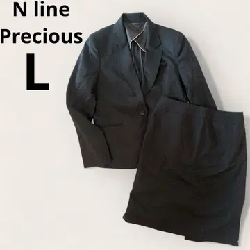 수트 셋업 자켓 타이트 스커트 다크 그레이 L 비즈니스