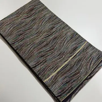 귀여운 무늬의 후쿠로 오비 쌀알 무늬 기모노 스키 구락부 372