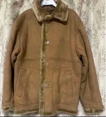 [ 곧 삭제 ] 가을 겨울 무스탕 코트 퍼 포함 카멜 아우터 미사용