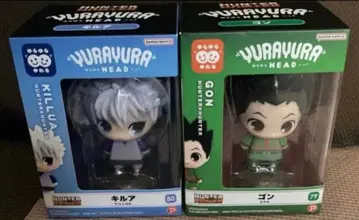 HUNTER x HUNTER 유라유라HEAD 곤 키루아 피규어 세트