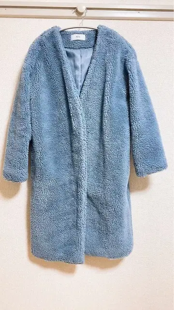 AZUL BY MOUSSY 아우터 보아 코트 블루 파랑