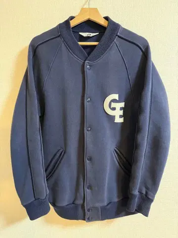 GOODENOUGH 굿이너프 코튼 바시티 자켓