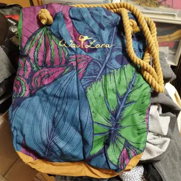 wailana 컬러풀 잎사귀 디자인 숄더백 대