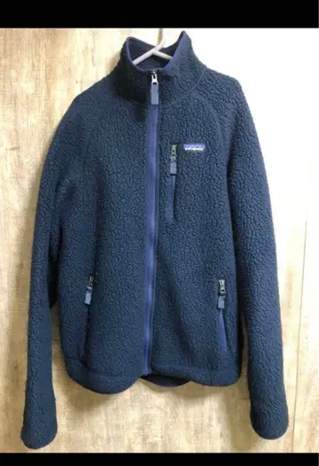 파타고니아 플리스 남성용 네이비 M 사이즈