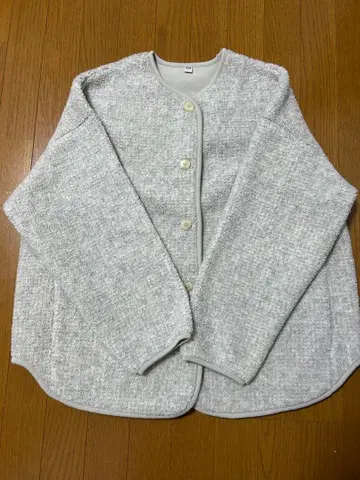 유니클로 UNIQLO 보아 플리스 릴랙스 가디건