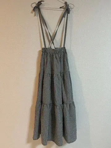 um 깅엄 체크 스커트