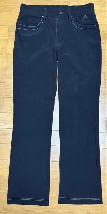 [ 새상품급 ] adidas 골프 남성용 블랙 스트레이트 팬츠 76