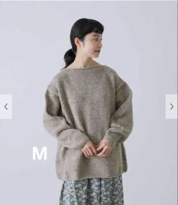 M 택 포함 새상품 카구레 2사이즈 전개 페루 보트넥 니트 어반 리서치