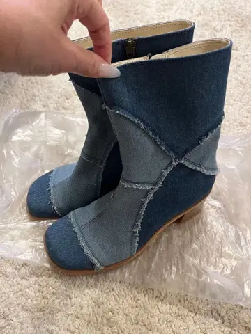 moussy 데님 부츠