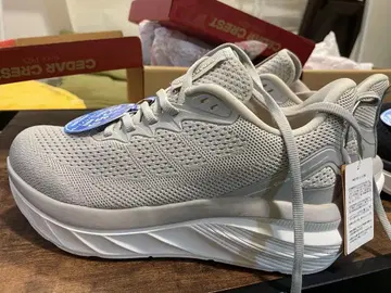 미사용 새상품 통굽 스니커즈 24.5 그레이