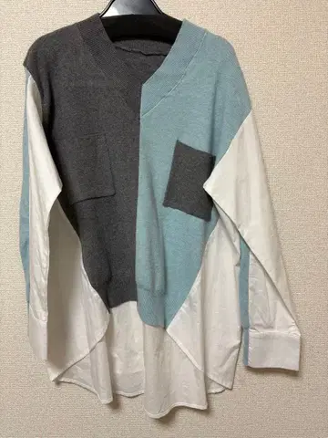 새상품 이번 시즌 Eimee Law 패브릭 MIX 상의