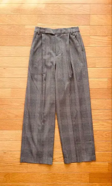 URBAN RESEARCH DOORS 체크 무늬 와이드 팬츠