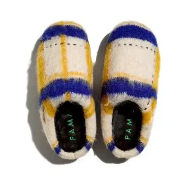 아이보리 / 0 SUBU x PAMM 투명한 공기 체크 니트