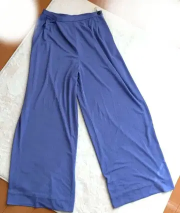 PER SPOOK 와이드 팬츠 40 퍼플 폴리에스테르 이지 팬츠