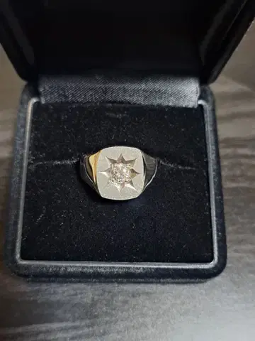 플라티나 인대 반지 다이아몬드 0.202ct