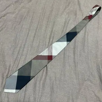 BLACK LABEL 체크 무늬 넥타이