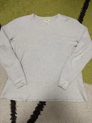 BEAMS 와플 원단 두꺼운 써멀 L 라이트 베이지