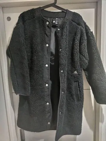 adidas 플리스 자켓 L 블랙