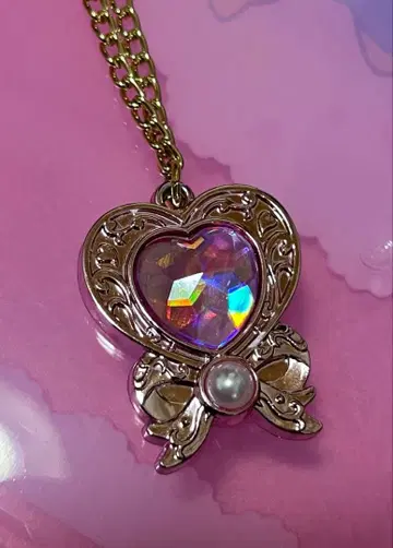 세본스타 리본 하트 레어 더블 보석