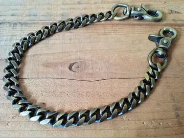 놋쇠 지갑 체인 45cm 2클립 훈증 [ WC01 ]