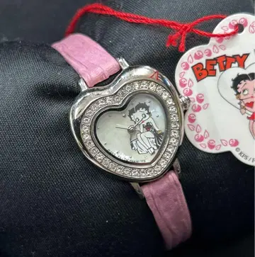 빈티지 구하기 어려움 베티 붑 쉘 다이얼 BOX 포함 손목시계 4