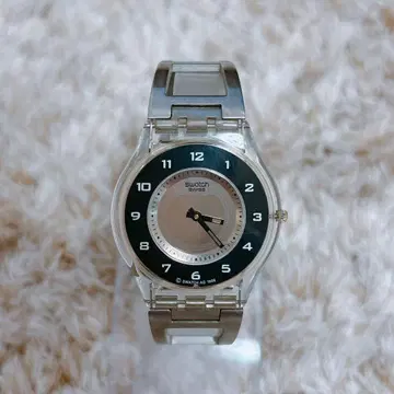 swatch 스켈레톤 손목시계 스와치 쿼츠 스테인리스 quartz