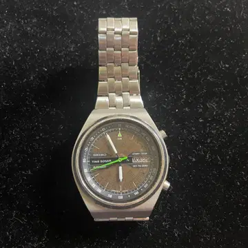 세이코 타임소너 작동품 데이데이트 스켈레톤 7015-6010