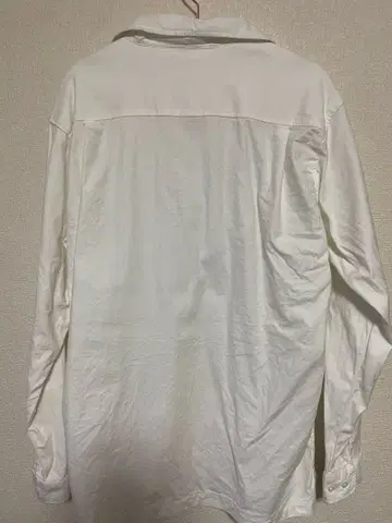 DUFFER 화이트 긴팔 셔츠 M