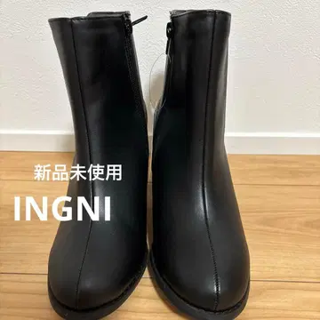 INGNI 블랙 사이드 고어 부츠 L 택 포함 미사용 새상품