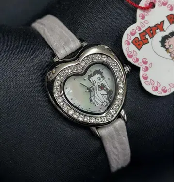 빈티지 구하기 어려움 베티 붑 쉘 다이얼 BOX 포함 손목시계 3