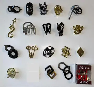 하즈루 mini 가챠 가샤폰 모음 세트 HUZZLE 어른의 링 퍼즐