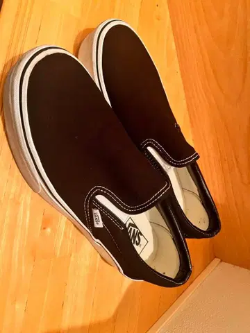 레어! vans 블랙 통굽 슬립온