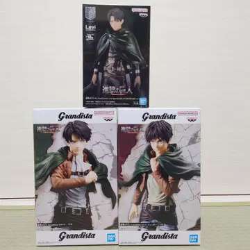미개봉 새상품 진격의 거인 Grandista 리바이 엘렌 3체 세트