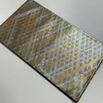 금박 후쿠로 오비 망사 패턴 기모노 스키 구락부 375