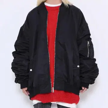 2WAY 볼륨 MA-1 블루종 사이즈 3