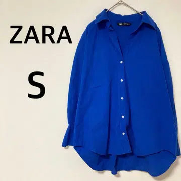 자라 ZARA 긴팔 스키퍼 셔츠 [ S ] 오버 사이즈 코튼 100%