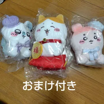 초복 하치와레 도쿄 기념품 앉은 봉제 인형 세트