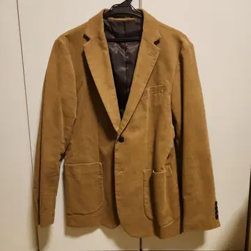 베이지 코듀로이 테일러드 자켓